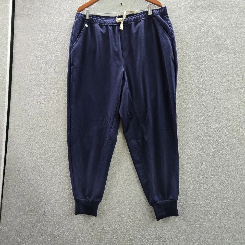 FIGS Men Scrub Pants XXL/S Navy Blue Tansen Jogger Technical Collection READ